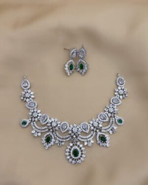 Pure Zirconian Diamond Necklace Set