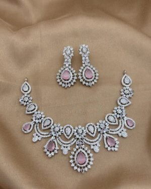 Pure Zirconian Diamond Necklace Set