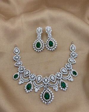 Pure Zirconian Diamond Necklace Set