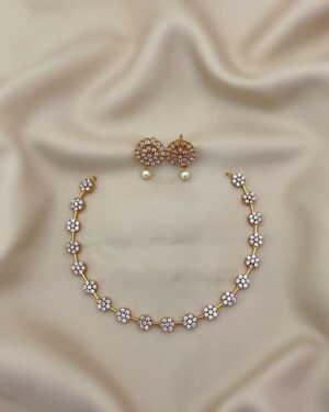Pure Zirconian Diamond Necklace Set