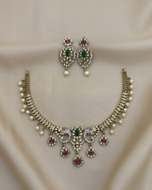 Pure Zirconian Diamond Necklace Set