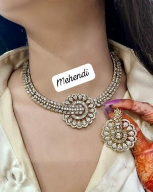 Pure Zirconian Diamond Necklace Set