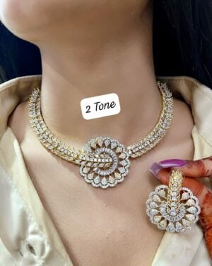 Pure Zirconian Diamond Necklace Set