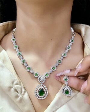 Pure Zirconian Diamond Necklace Set