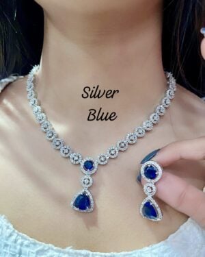 Pure Zirconian Diamond Necklace Set