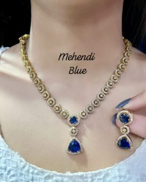 Pure Zirconian Diamond Necklace Set