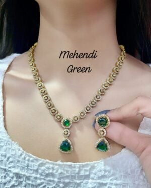 Pure Zirconian Diamond Necklace Set