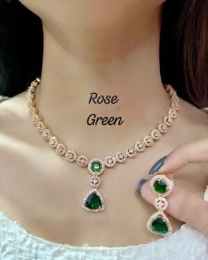 Pure Zirconian Diamond Necklace Set