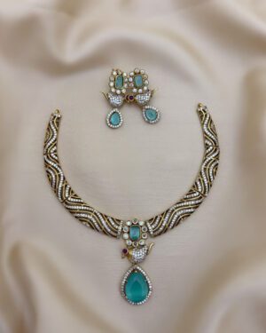 Pure Zirconian Diamond Necklace Set, ORN0804AM30