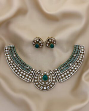 Pure Zirconian Diamond Necklace Set, ORN0804AM48