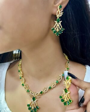 Pure Zirconian Diamond Necklace Set, ORN0804DM61