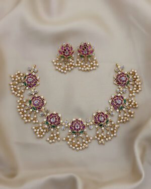 Pure Zirconian Diamond Necklace Set, ORN0904AM10