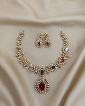 Pure Zirconian Diamond Necklace Set, ORN0904AM11