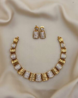Pure Zirconian Diamond Necklace Set, ORN0904AM20