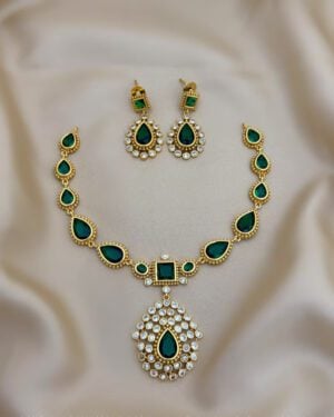 Pure Zirconian Diamond Necklace Set, ORN0904AM22