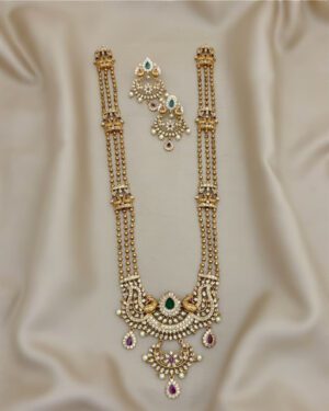 Pure Zirconian Diamond Necklace Set, ORN0904AM7