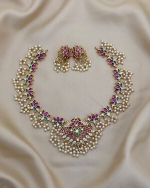 Pure Zirconian Diamond Necklace Set, ORN0904AM9