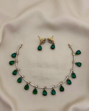 Pure Zirconian Diamond Necklace Set, ORN1004AM32