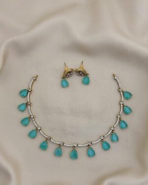 Pure Zirconian Diamond Necklace Set, ORN1004AM34