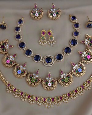 Pure Zirconian Diamond Necklace Set, ORN1004BM52