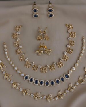 Pure Zirconian Diamond Necklace Set, ORN1004BM62