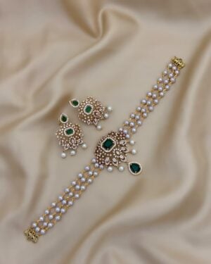 Pure Zirconian Diamond Necklace Set, ORN1103AM17