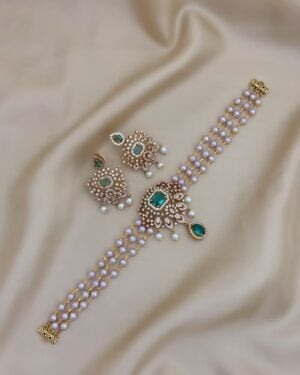 Pure Zirconian Diamond Necklace Set, ORN1104AM10