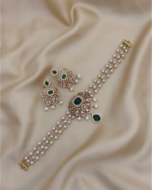 Pure Zirconian Diamond Necklace Set, ORN1104AM14