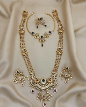 Pure Zirconian Diamond Necklace Set, ORN1104AM1