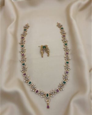 Pure Zirconian Diamond Necklace Set, ORN1104AM20