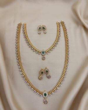 Pure Zirconian Diamond Necklace Set, ORN1104AM21