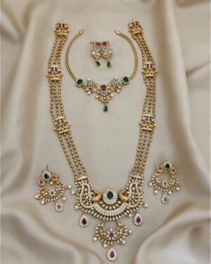 Pure Zirconian Diamond Necklace Set, ORN1104AM2