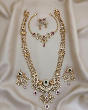 Pure Zirconian Diamond Necklace Set, ORN1104AM3