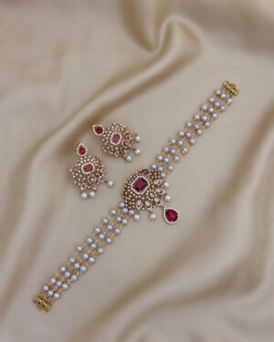 Pure Zirconian Diamond Necklace Set, ORN1104AM9