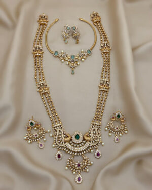 Pure Zirconian Diamond Necklace Set, ORN2605AM11
