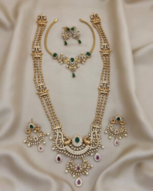 Pure Zirconian Diamond Necklace Set, ORN2605AM12