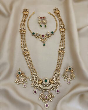 Pure Zirconian Diamond Necklace Set, ORN2605AM13