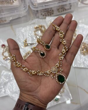 Pure Zirconian Diamond Necklace Set, ORN2605AM2