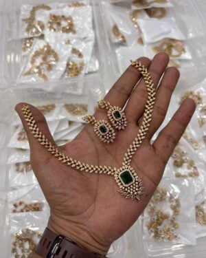 Pure Zirconian Diamond Necklace Set, ORN2605AM6