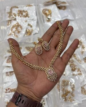 Pure Zirconian Diamond Necklace Set, ORN2605AM7