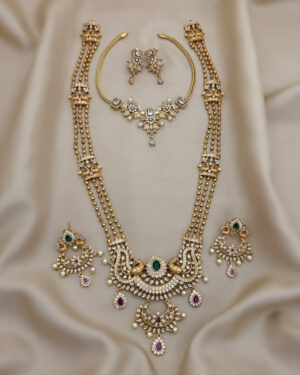 Pure Zirconian Diamond Necklace Set, ORN2605AM9