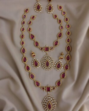 Pure Zirconian Diamond Necklace Set, ORN2605BM19