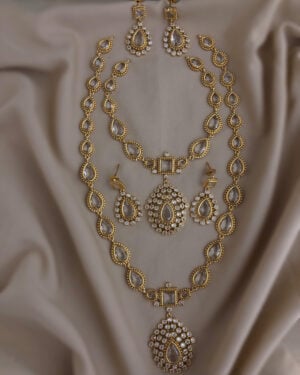 Pure Zirconian Diamond Necklace Set, ORN2605BM20