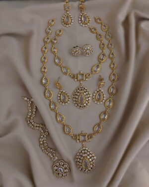 Pure Zirconian Diamond Necklace Set, ORN2605BM26