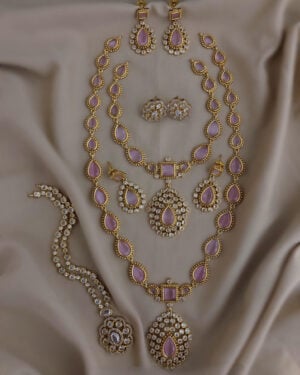 Pure Zirconian Diamond Necklace Set, ORN2605BM27