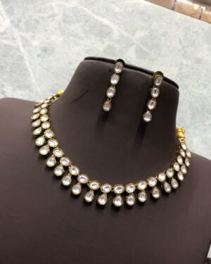 Pure Zirconian Diamond Necklace Set, ORN2705BM3
