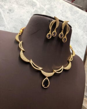 Pure Zirconian Diamond Necklace Set, ORN2805BM5