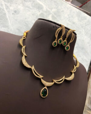Pure Zirconian Diamond Necklace Set, ORN2805BM6