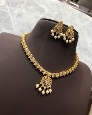 Pure Zirconian Diamond Necklace Set, ORN2805BM8