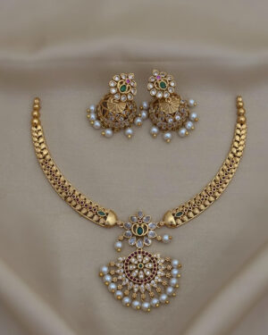 Pure Zirconian Diamond Necklace Set, ORN0206AM11